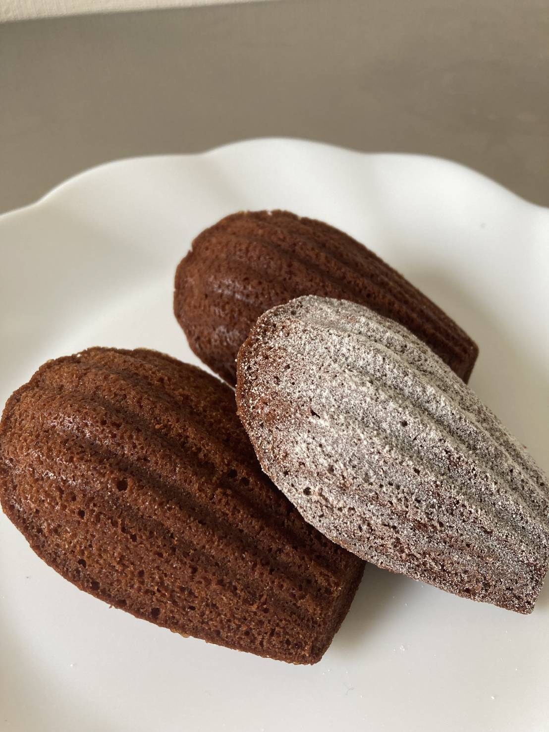 シェル型マドレーヌ(チョコレート)